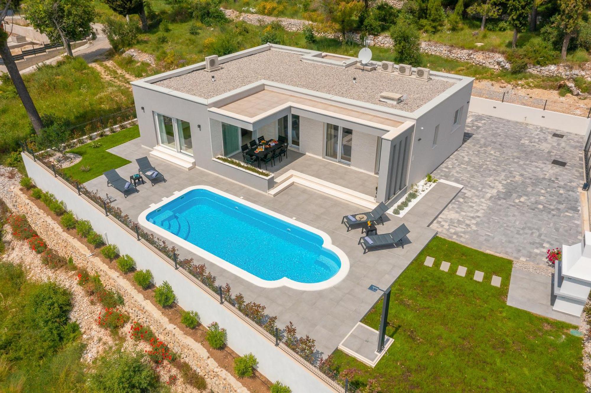 Villa Paradiso Adriatico Kaštela Exterior foto